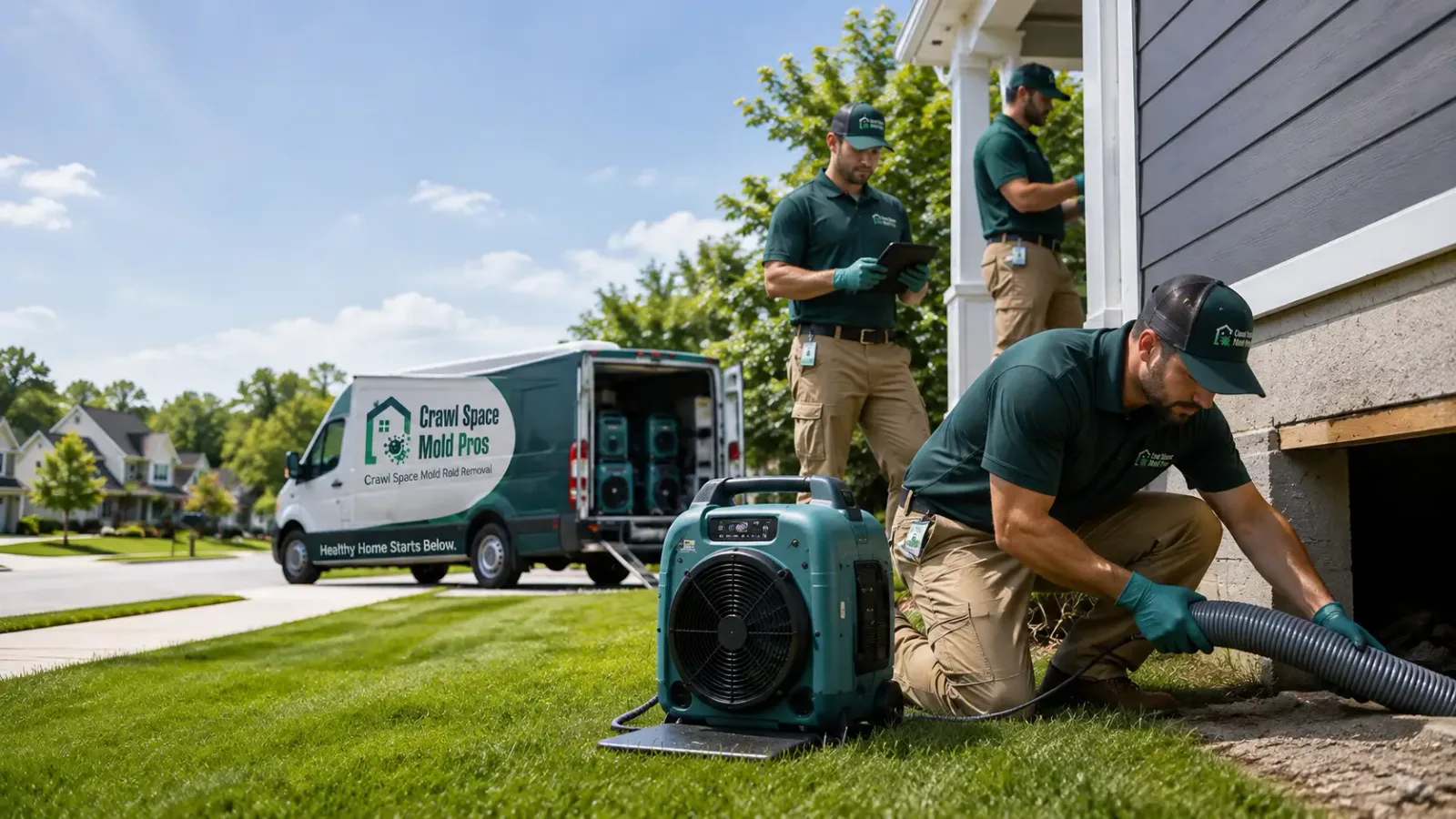 Crawl Space Mold Removal in Leetsdale, PA